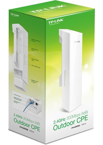 Tp-Link CPE210 Outdoor 300 Mbps 9dbi Dış Mekan Access Point