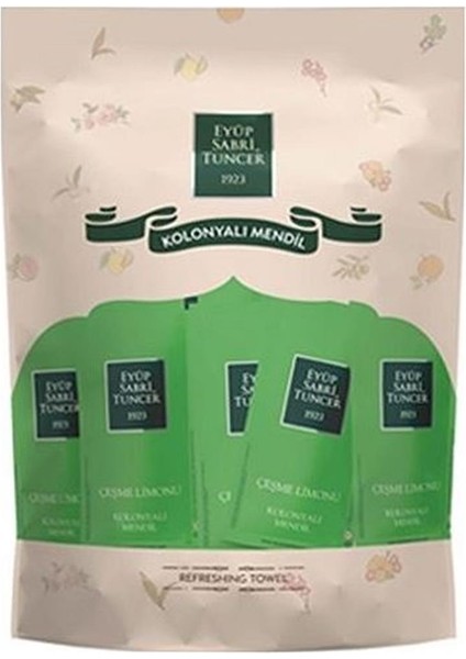 Eyüp Sabri Tuncer Çeşme Limonu Kolonyalı Mendil 150'LI Paket