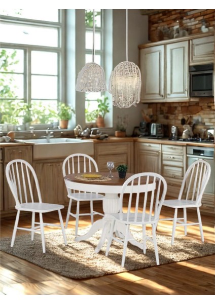 Baba Ayak Sabit Masa Takımı 100X100