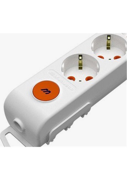 Mutlusan Rı-Tech 2li Anahtarlı Klemens Topraklı Grup Priz (001 175 220001 00 00)