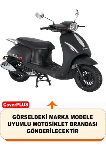 Kanuni Trodon Xs 50 Motor Brandası Gri Arka Çanta Uyumlu Motorsiket Brandası Motor Örtüsü Çadır Su Geçirmez Motosiklet Kılıfı Motor Brandası fiyatları