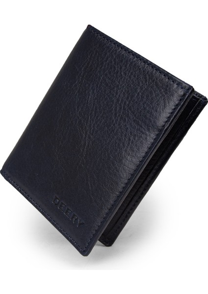 Hakiki Deri Lacivert Dikey Erkek Cüzdanı - 00216MLCVZ01 fiyatları