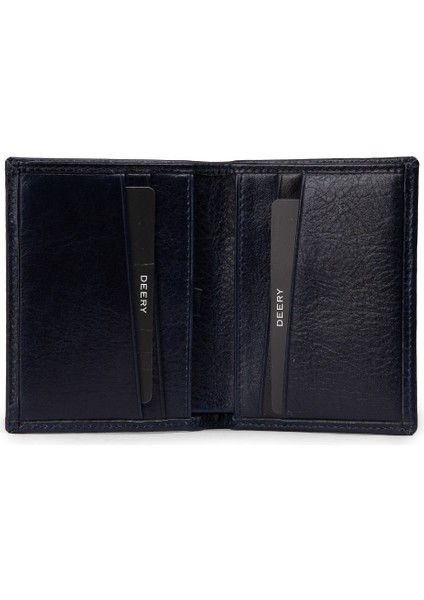 Hakiki Deri Lacivert Dikey Erkek Cüzdanı - 00216MLCVZ01 modelleri