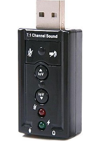 Hytech HY-U717 USB 2.0 7.1 Ch Ses Kartı