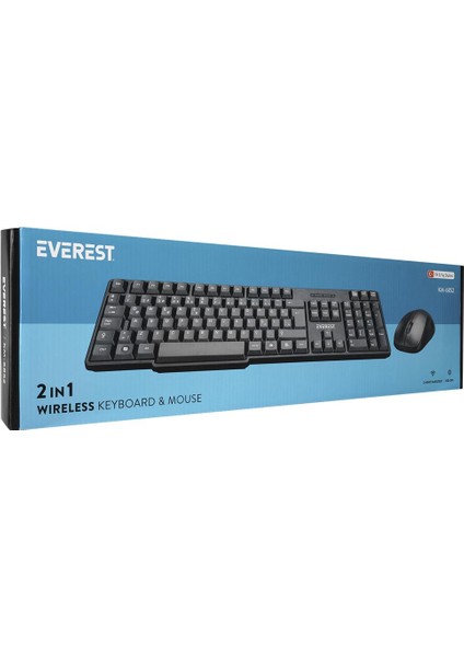 Everest KM-6852 Siyah USB Kablosuz Combo Q Standart Klavye + Mouse Set fiyatları