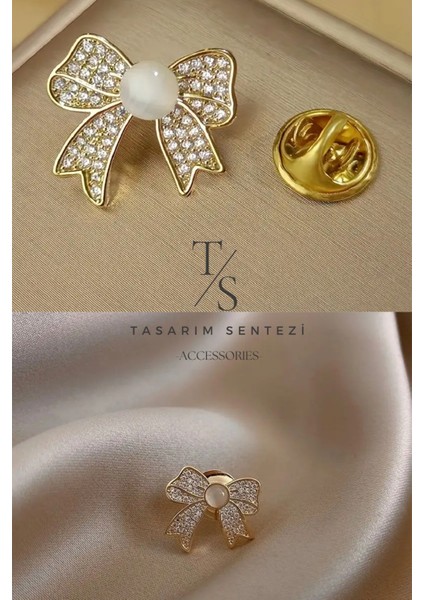 Broş Metal Rozet Fiyonk Kurdele Incili Taşlı Mini Yaka Kıyafet Şapka Takı Aksesuar Hediye fırsatları