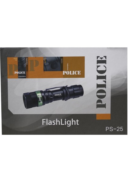 Polıce Ps-25 El Feneri Şarjlı