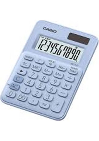 Casio Ms-7uc-Lb 10 Hane Açık Mavi Masa Üstü Hesap Makinesi