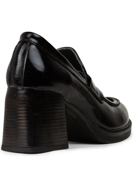 Kadın Rugan Siyah Topuklu Makosen - M3176ZSYHC01 fiyatları