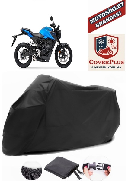Honda Cb 125 R Motor Brandası Siyah Motorsiket Brandası Motor Örtüsü Çadır Su Geçirmez Motosiklet Kılıfı Motor Brandası