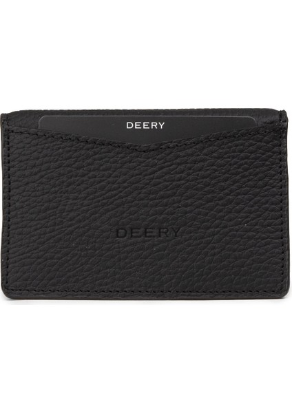 Hakiki Deri Siyah Yatay Erkek Cüzdanı - 00520ZSYHZ01