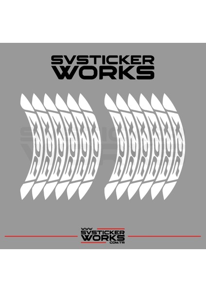 Honda Pcx Jant Şeridi Geniş Sticker Dıştan Içe Kaliteli Yüksek Yapışkanlı Sticker fiyatları
