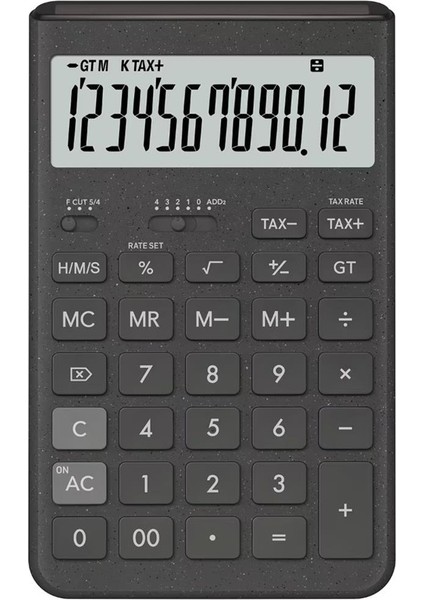 Casio JT-200T-GY 12 Hane Gri Masa Üstü Hesap Makinesi