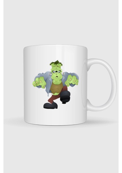 Monster Frankenstein Halloween Tasarımlı Kupa Bardak