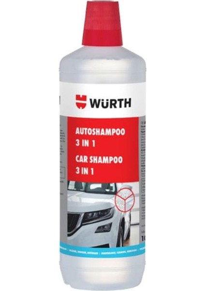 Würth 3 Etkili Araç Şampuanı 1lt (0893012002028 6 )