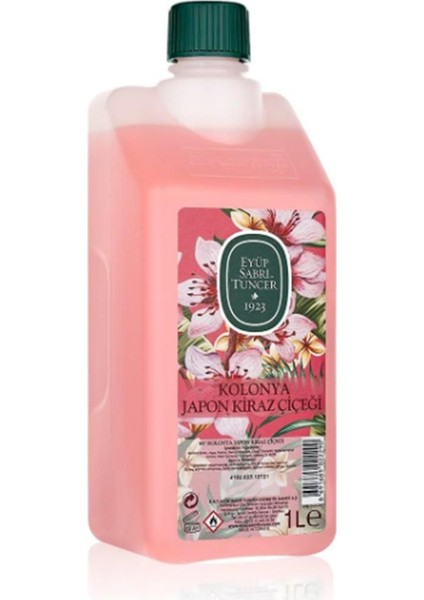 Eyüp Sabri Tuncer 1lt Japon Kiraz Çiçeği Kolonyası Kilit Kapaklı