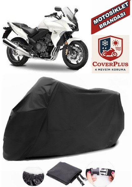 Honda Cbf 1000 Motor Brandası Siyah Motorsiket Brandası Motor Örtüsü Çadır Su Geçirmez Motosiklet Kılıfı Motor Brandası