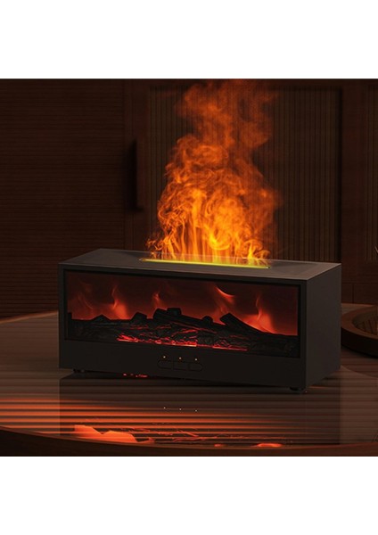 Şömine Görünümlü Alev Efektli Oda Nemlendirici, Hava Nemlendirici,