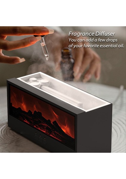 Şömine Görünümlü Alev Efektli Oda Nemlendirici, Hava Nemlendirici, modelleri