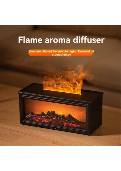 Şömine Görünümlü Alev Efektli Oda Nemlendirici, Hava Nemlendirici, indirimleri