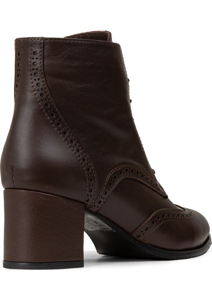 Kadın Hakiki Deri Kahverengi Bot - A3009ZKHVC01 fiyatları