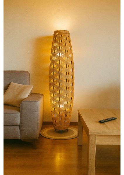 Doğal El Yapımı Lambader Bohem,ahşap,modern,rustik