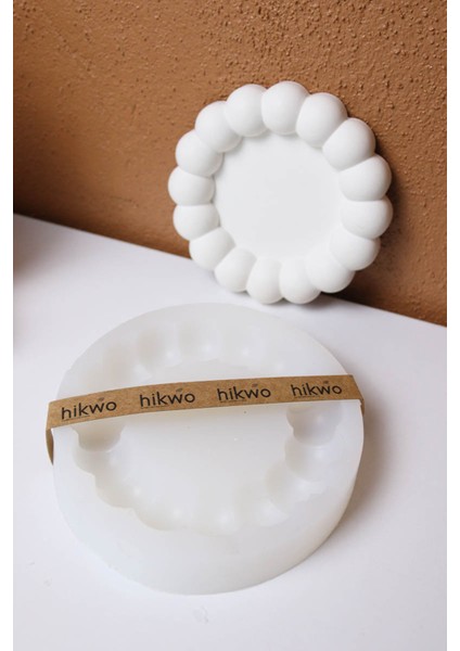 Taş Tozu Kalıbı – Bubble Dekoratif Tabak – Silikon Kalıp