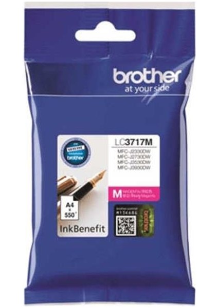 Brother LC3717M Magenta Kırmızı 550 Sayfa Kartuş MFC-J3930DW
