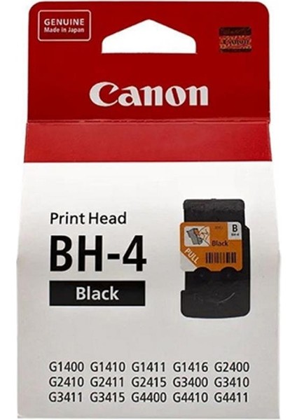 Canon Bh-4 Siyah Baskı Kafası 2410 - G2411 - G3410 - G3411 - G4410 - G4411