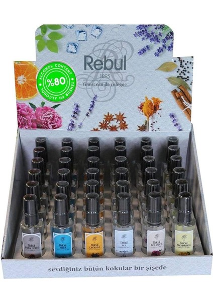 Rebul 36LI Set 50ML Sprey Kolonya