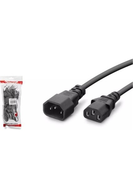 Hadron HDX5559 Power Kablo 42PIN M-F 1mm 1.5m Siyah