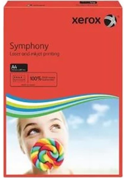 Xerox 3R93954 A4 Symphony Kırmızı 80GR