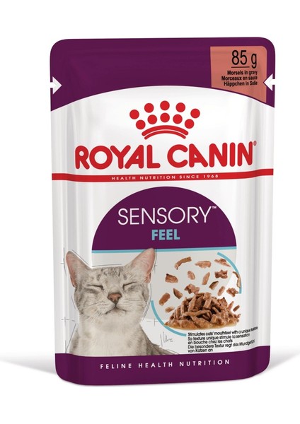 Sensory Duyusal His için Sos İçerisinde Yaş Kedi Maması 12 x 85g