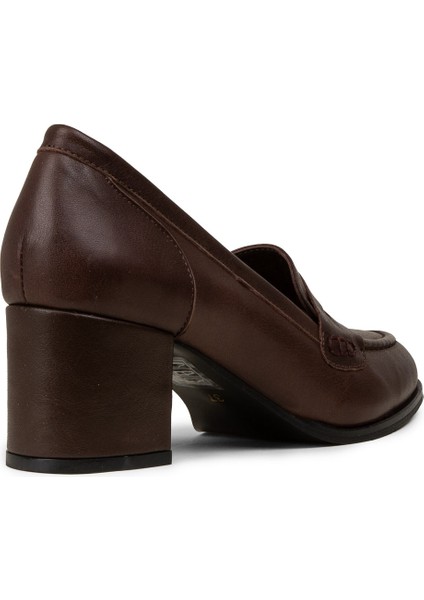 Kadın Kahverengi Hakiki Deri Topuklu Makosen - A3440ZKHVM01 fiyatları