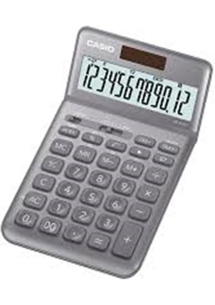 Casio JW-200SC-GY 12 Hane Gri Masa Üstü Hesap Makinesi