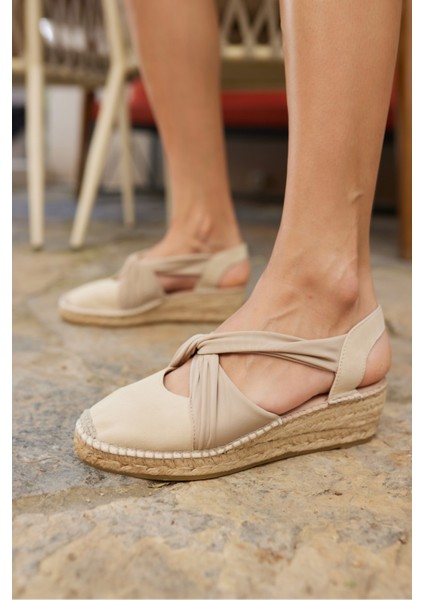 Merry Kadın Siyah Suet Espadrıl Taban Ispanya Uretımı Ithal Sandalet fiyatları