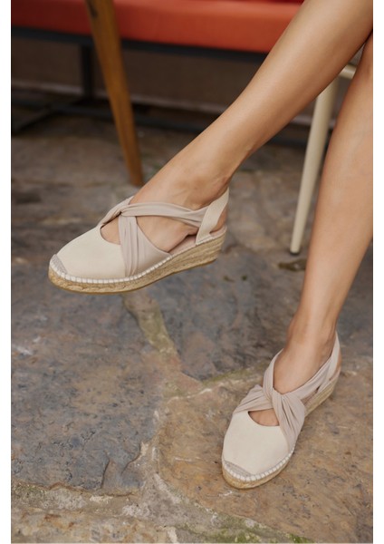 Merry Kadın Siyah Suet Espadrıl Taban Ispanya Uretımı Ithal Sandalet fırsatları