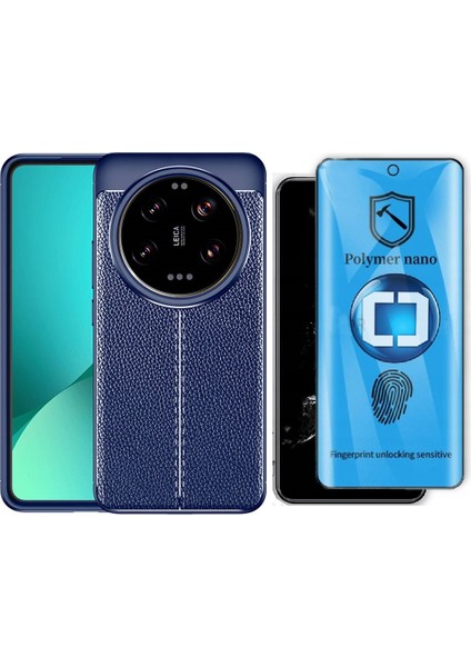 Xiaomi Mi 14 Ultra Kılıf Zore Niss Silikon Kapak + Polymer Nano Ekran Koruyucu