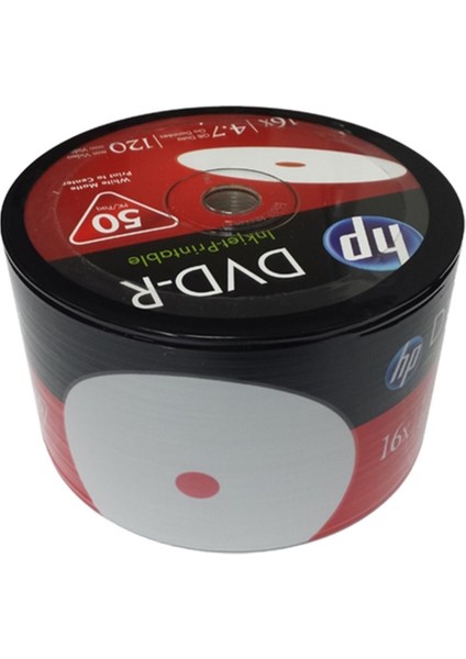 Hp Dvd-R 4,7GB-120MIN 16X 50 Li Shrink Printable
