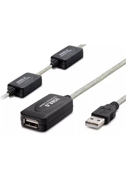 Hadron HDX7546 25M USB To USB F Kablo Silver