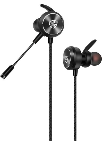 Hytech Hy-Gk3 3,5 Oyuncu Esnek Mikrofonlu Siyah Kulakiçi Kulaklık