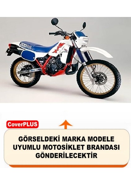 Honda Mtx 200 Motor Brandası Gri Arka Çanta Uyumlu Motorsiket Brandası Motor Örtüsü Çadır Su Geçirmez Motosiklet Kılıfı Motor Brandası fiyatları