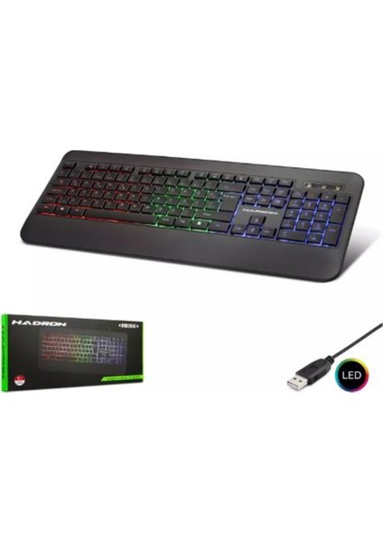 Hadron HDX2607 Ledli Kablolu Q Klavye