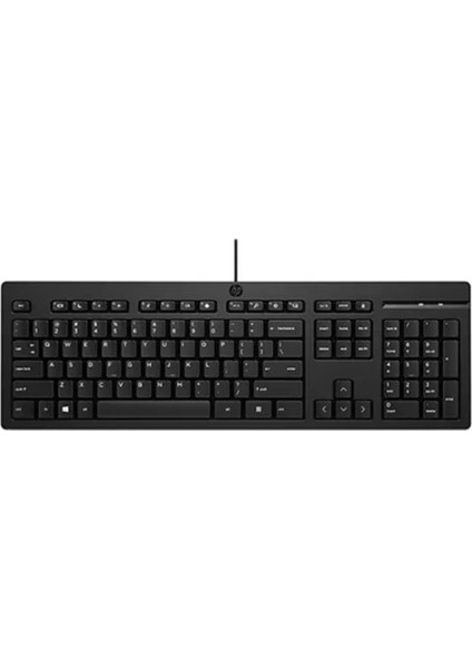 Hp 125 266C9AA USB Kablolu Klavye Siyah