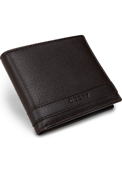 Hakiki Deri Kahverengi Yatay Erkek Cüzdanı - 00313MKHVZ01 fiyatları