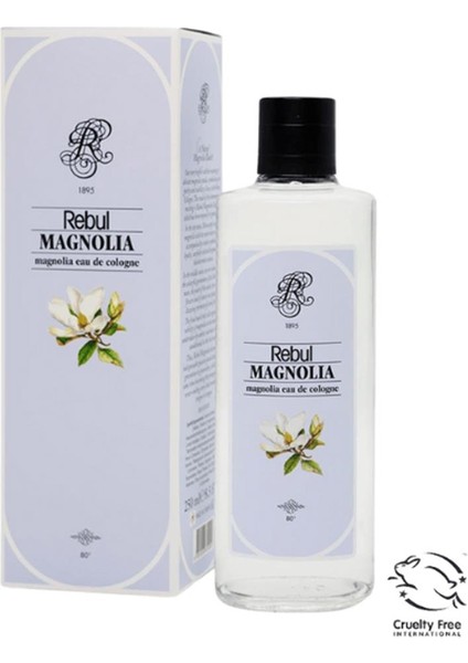 Rebul 250ML Magnolıa Kolonya Cam Şişe