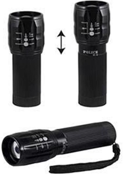 Polıce Pc-14 El Feneri Tekli ( 3 Tane Ince Kalem Pille Çalışır)