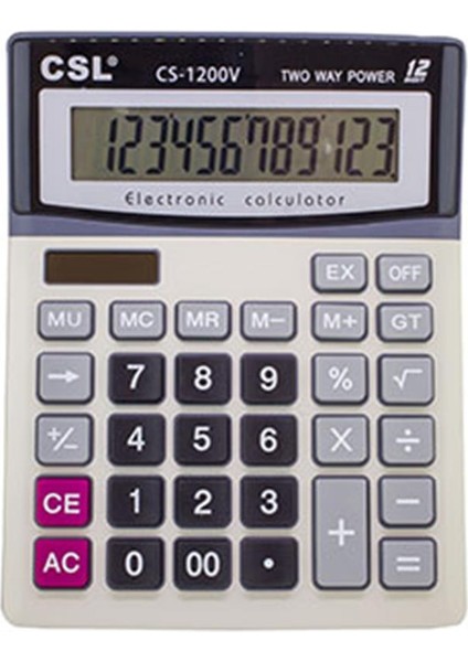 Csl CS-1200V 12 Hane Masa Tipi Hesap Makinesi