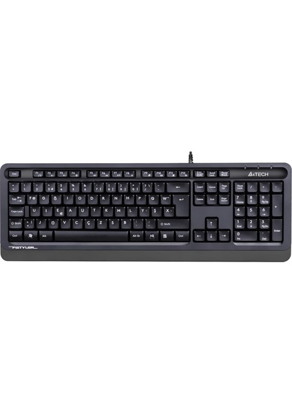 A4 Tech FK10 F USB Fsytyler Gri Tr Fn-Multimedya Klavye