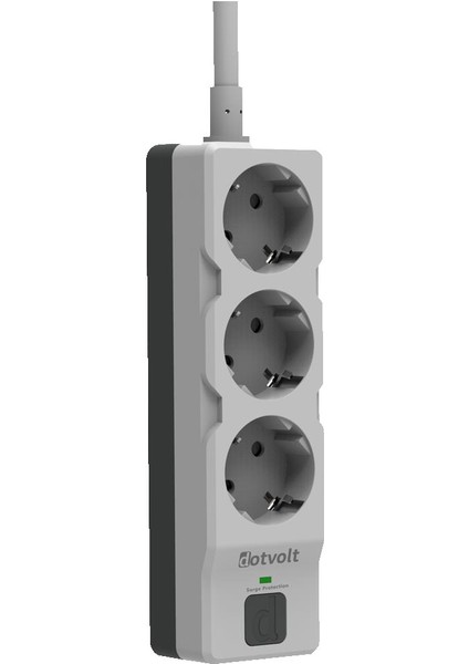 Dotvolt Surge Hunter 3 Lu 1.5mt Enerjı Koruma Prızı (1050 J)